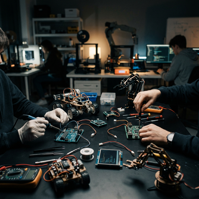 AI and robotics education visualization